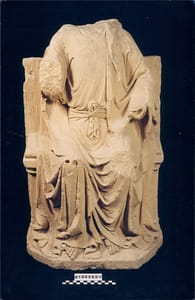Seated figure of christ